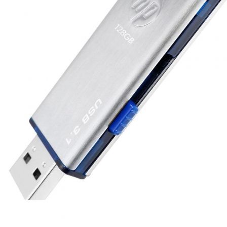 HP Memoria USB X730W 128GB Azul Acero Inoxidable